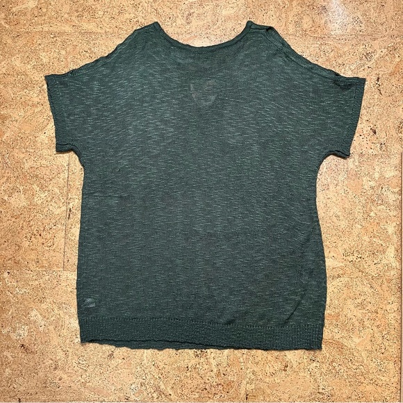 Torrid Olive Green Cold Shoulder Keyhole Short Sleeve Knit Sweater NWT Sz 3X - Picture 10 of 14